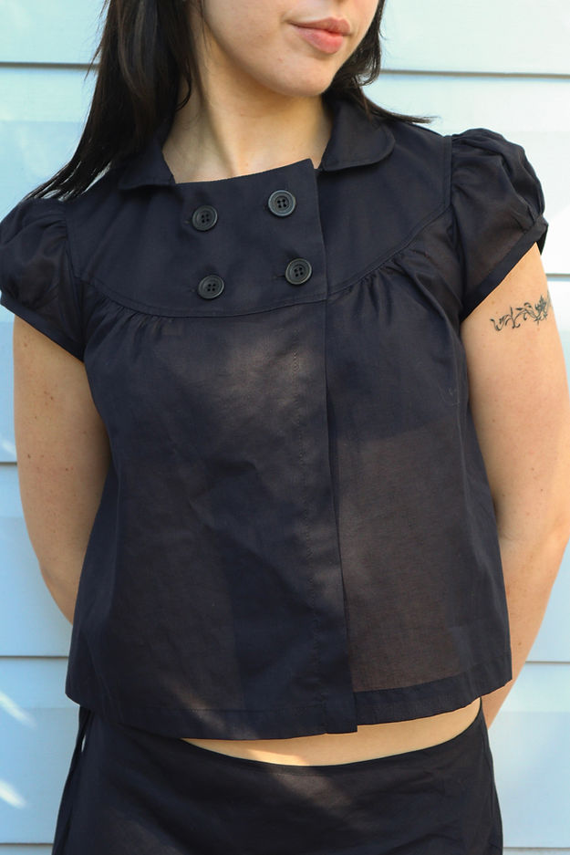 Baby Button Top