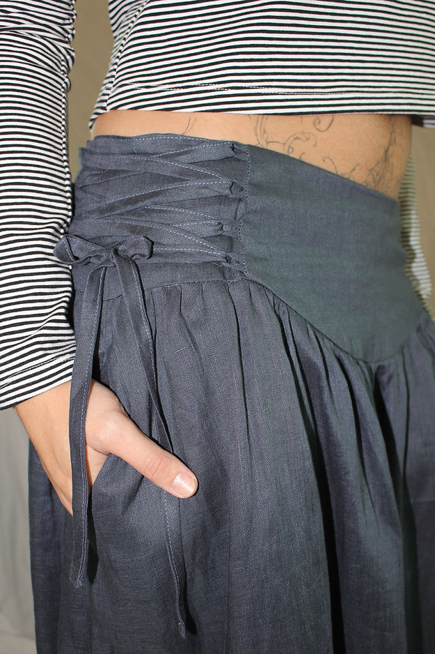 Frances Skirt (Indigo)