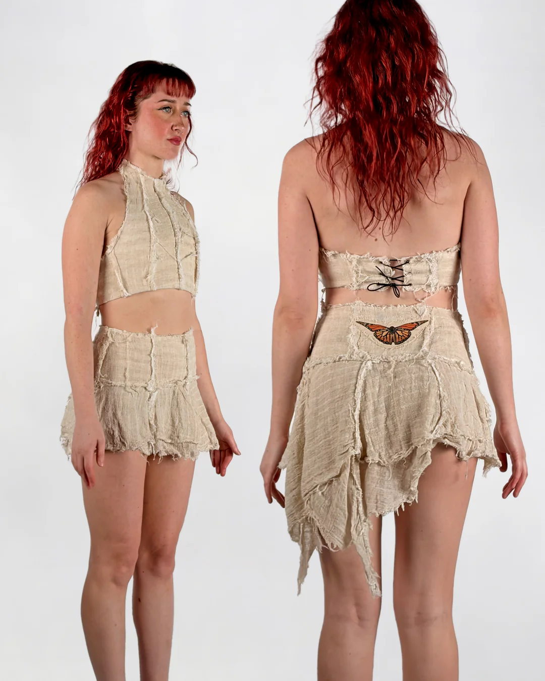 Weathered Crop Halter Top