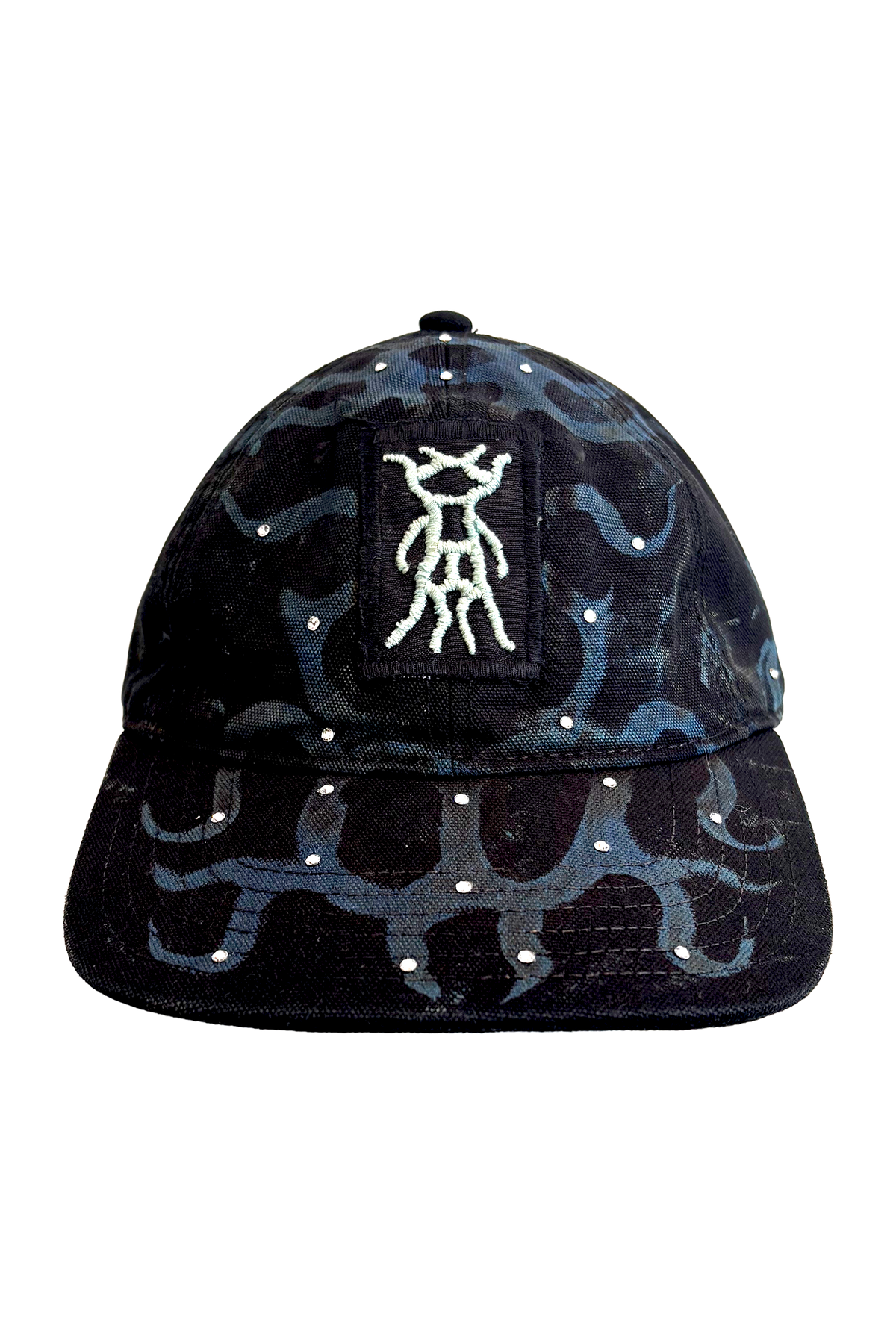 Navy Crystal Cap