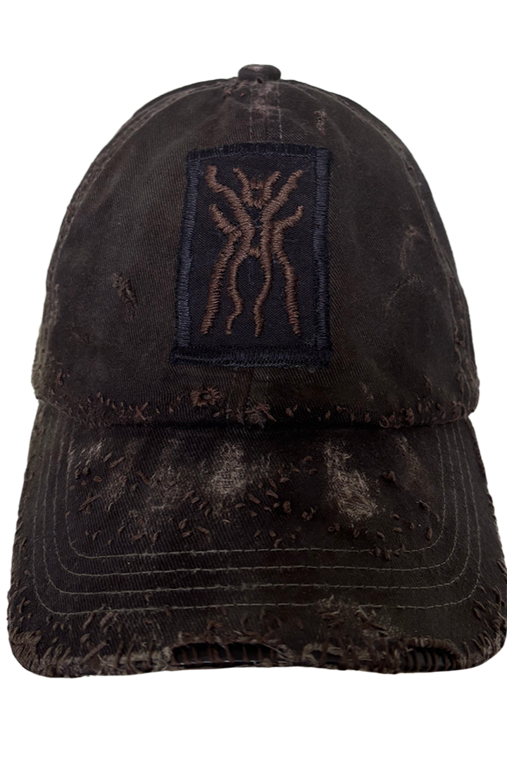 Reworked Embroidery Cap (Brown)