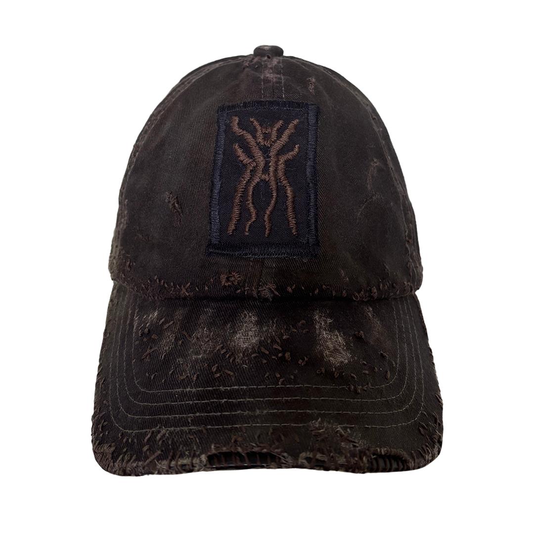 Reworked Embroidery Cap (Brown)