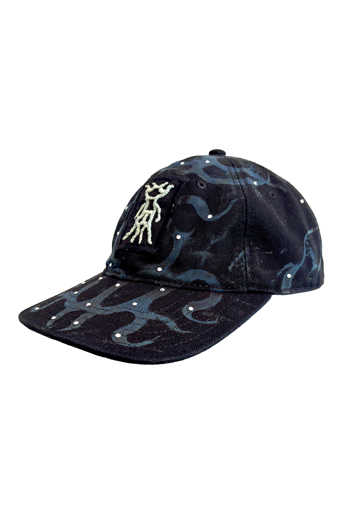 Navy Crystal Cap
