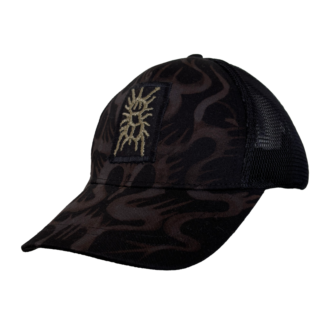 Reworked Trucker (Black/Aubergine)