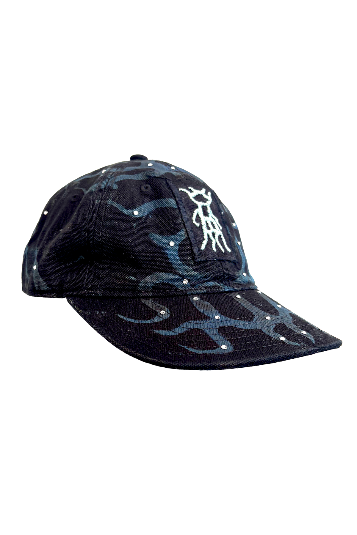 Navy Crystal Cap