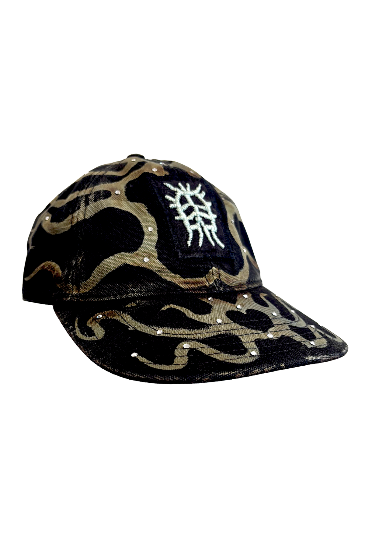 Olive Crystal Cap